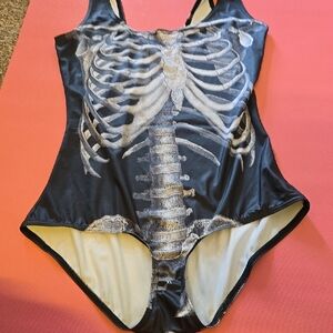 Blackmilk Skeleton Swimsuit XL